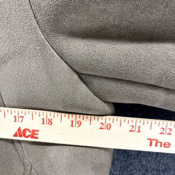 DRIFTWOOD Jacket womens Small faux‎ suede beige embroidered sleeves Fleece lined - Picture 11 of 16